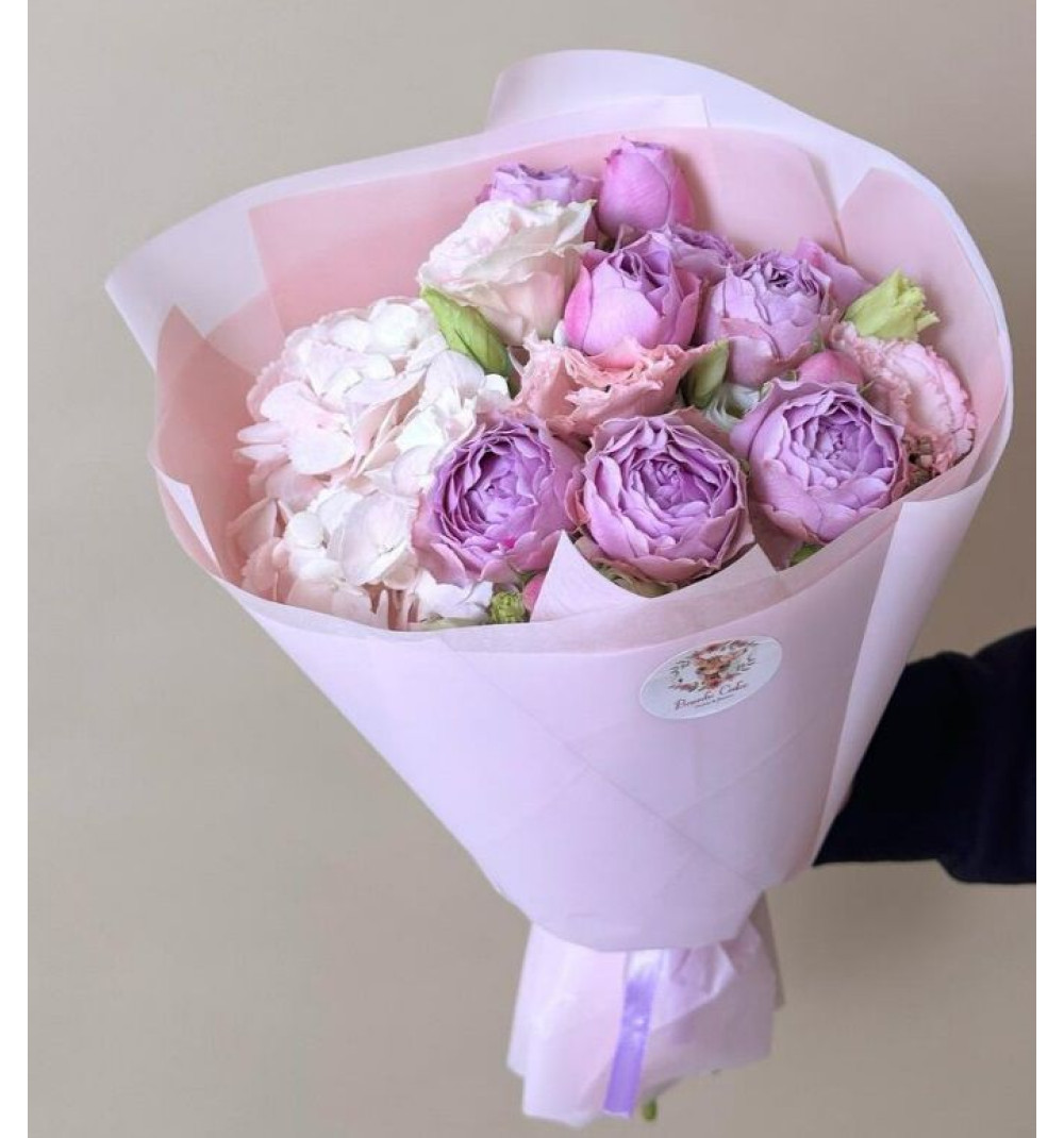 «Señorita» дизайнерлік букеті | хош иісті гортензия